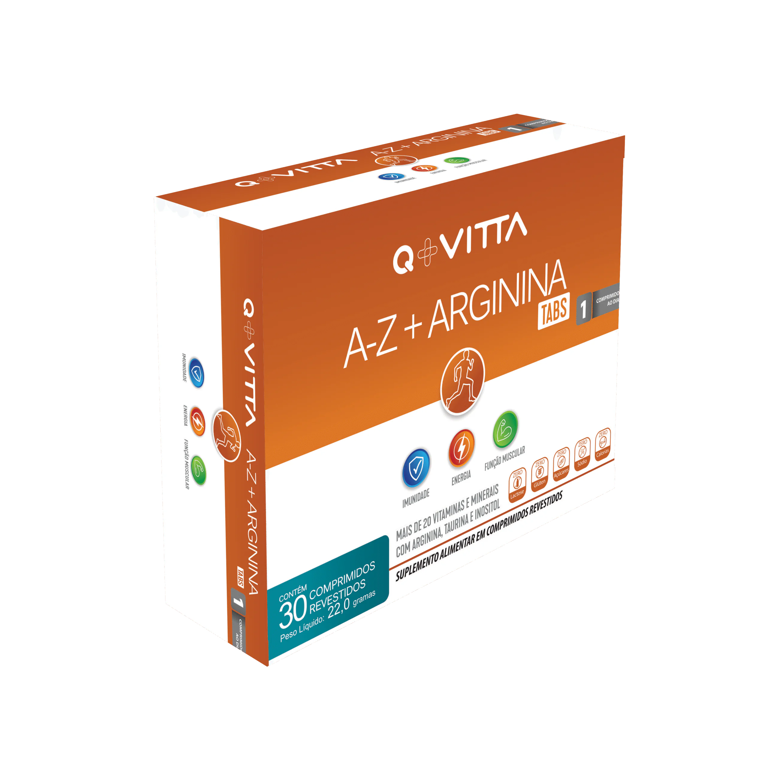 Q+VITTA - ARGININA - SEM FUNDO